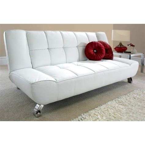 Vogue faux leather sofa bed in white rrp 259 | in Clifton, Manchester ...