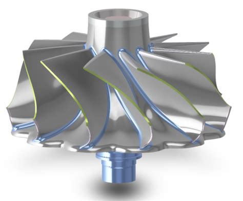 Turbine Blade Optimization including Scallops for a Turbocharger › CAESES