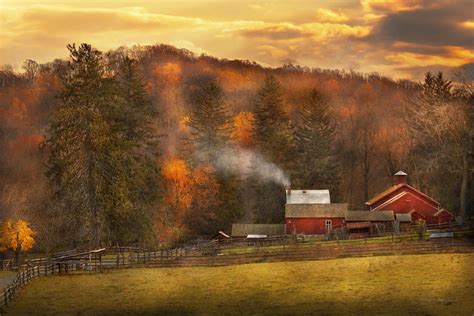 Autumn - Farm - Morristown NJ - Charming farming Photograph by Mike Savad - Fine Art America