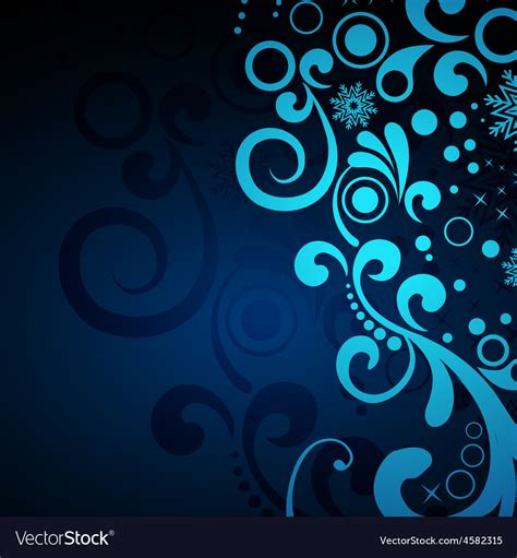 Artistic blue color background design Royalty Free Vector