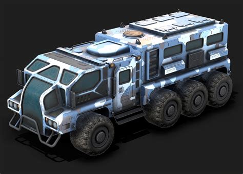 Sci fi truck 3D model - TurboSquid 1337382