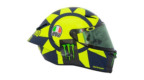 Valentino Rossi Unveils New 'Soleluna' Design on AGV Pista GP R Helmet