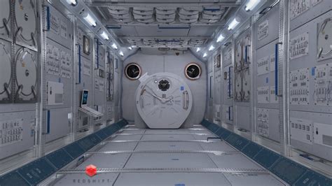 NASA ISS Spaceship Interior - 3D Model by HappyWhale