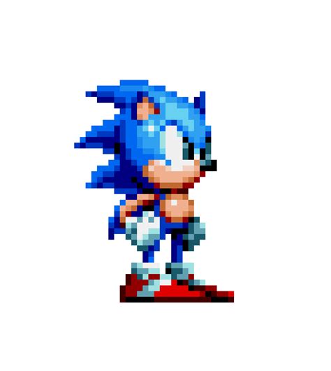 -Sonic Mania- Sonic The Hedgehog (Sprite)-By UnderPixel Fixed | Pixel Art Maker