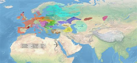 Diachronic map of Late Neolithic migrations ca. 4000-3000 BC | Download ...