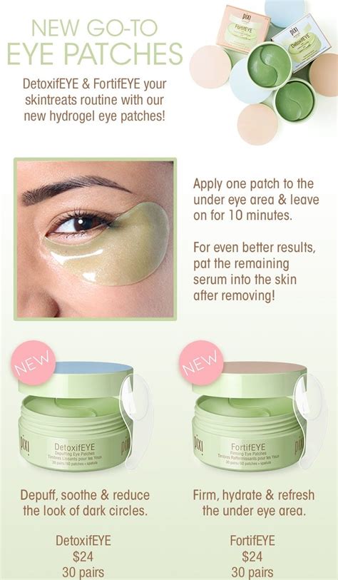 Eye Patches | Pixi Beauty | Pixi beauty, Makeup skin care, Eyepatch