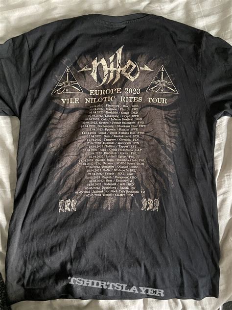 Nile Europe 2023 tour | TShirtSlayer TShirt and BattleJacket Gallery