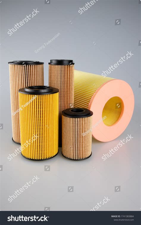 Car Air Filter Different Types Sizesfilmed Stock Photo 1741383884 ...