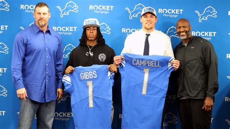 Lions Believe Gibbs, Campbell Will Help Them Win NFC North This Year