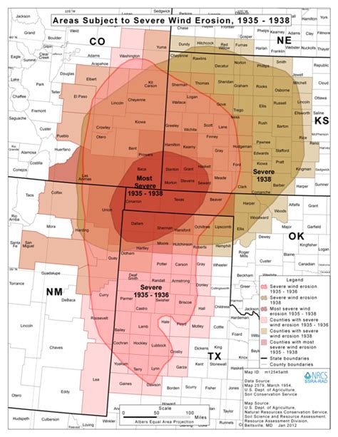 Maps Of Dust Bowl