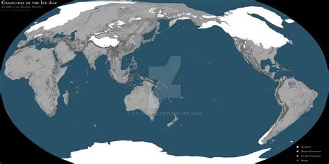 Coastlines of the Ice Age by atlas-v7x on DeviantArt