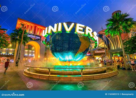 Sentosa Universal Studios editorial image. Image of attraction - 116949315