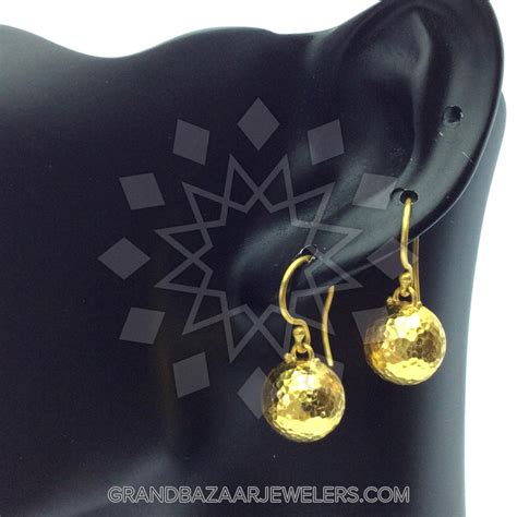 24 Karat Gold Earrings GBJ296ER26541