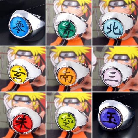 Naruto Akatsuki Rings - Naruto Akatsuki