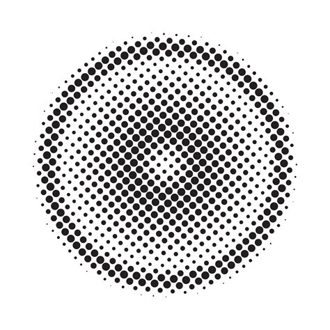 Abstract halftone circle 13332989 Vector Art at Vecteezy