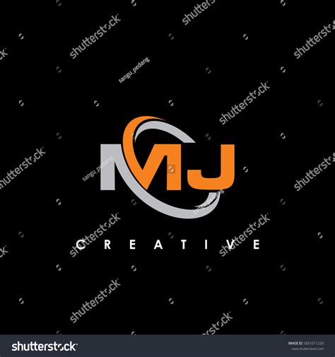 Mj Logo Design Template Vector Illustration Stock Vector (Royalty Free) 1831071220 | Shutterstock