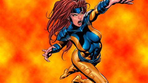 Download Phoenix Jean Grey Cartoon Artwork Wallpaper | Wallpapers.com