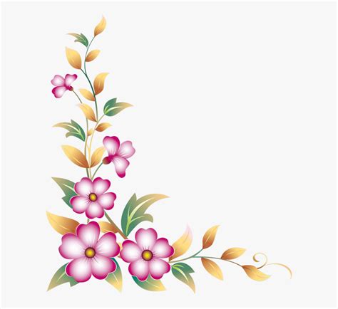 Border clipart flower, Border flower Transparent FREE for download on WebStockReview 2024