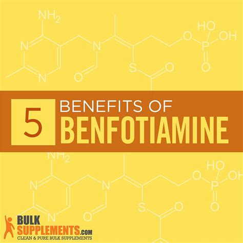 Benfotiamine: Benefits, Side Effects & Dosage | BulkSupplements.com ...