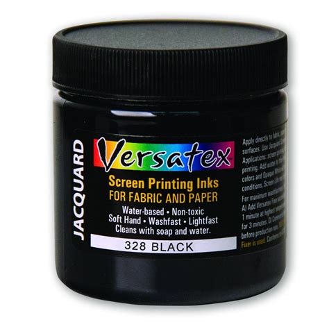 VERSATEX PRINTING INK 4OZ BLACK - 743772232803