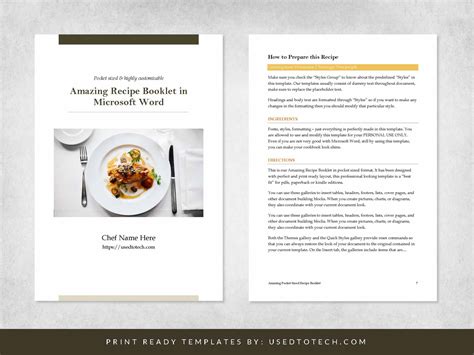 Booklet Template Word – analisis