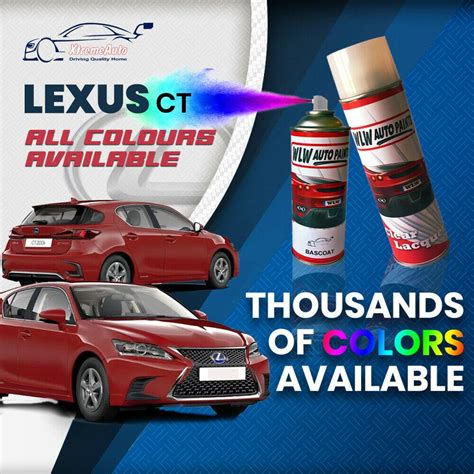 Lexus CT Car Touch Up Paint & Aerosol Spray 1J4 - Xtreme Autos ...