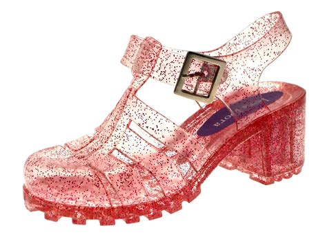 Girls Jelly Sandals Shoes Chunky Block Heel Diamante Kids Summer beach jellies | eBay