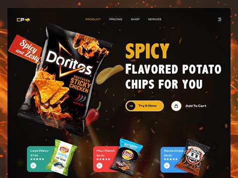 Doritos Chips Landing Page | Behance