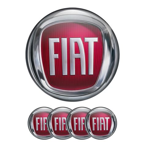 Fiat Wheel Center Cap Domed Stickers Classic Emblem | Wheel Emblems | Stickers | X-Sticker