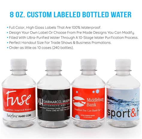 Water Bottle Label Size For 8 Oz - Best Pictures and Decription Forwardset.Com