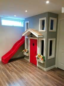 Kids Indoor Playhouse With Slide / Cedarworks promotes active, indoor play with our indoor ...