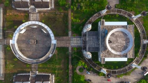 Aerial View of the Masjid Raya Bandung or Grand Mosque of Bandung in ...