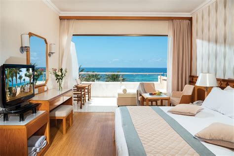 Seaview Paphos luxury hotel rooms || Pioneer Beach Hotel