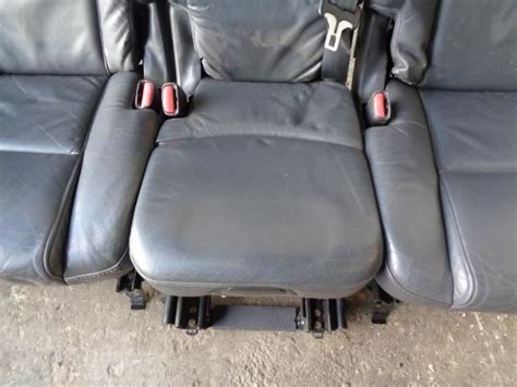 Volvo XC90 Seats Set Of 7 Manual Leather Full Black 2002 to 2006 07039 ...