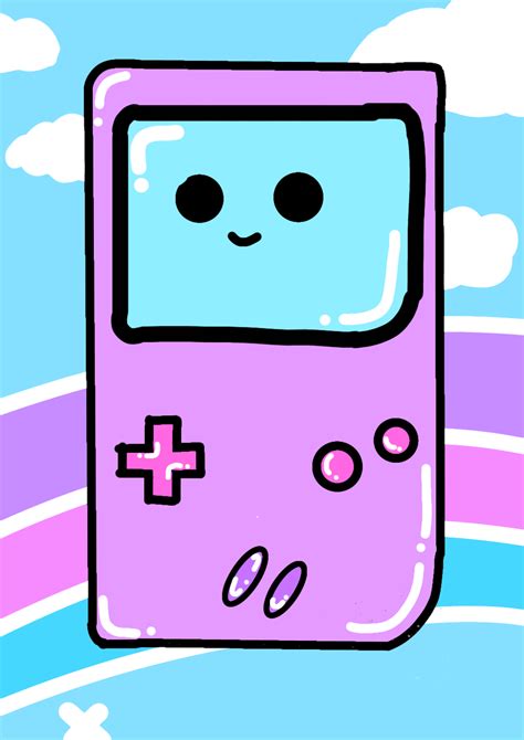 Game boy kawaii cupcake - Illustrations ART street