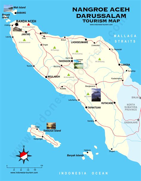 Nangroe Aceh Darussalam Map