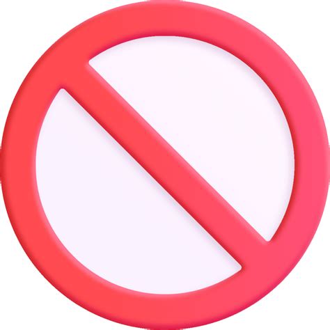 "prohibited" Emoji - Download for free – Iconduck