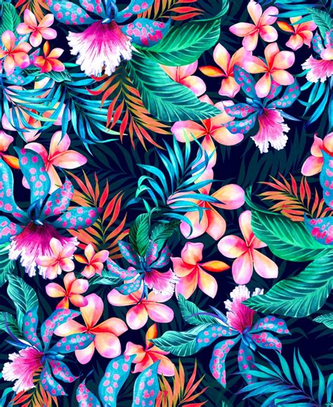 Tropical Flowers (#1756434) - HD Wallpaper & Backgrounds Download