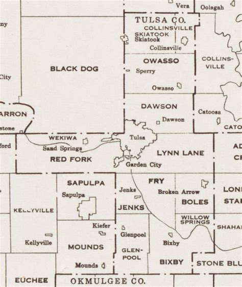 1946 Tulsa County precincts - BatesLine