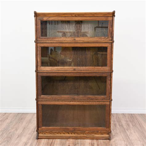 Solid Wood Bookcase With Doors - Bookshelf Camp