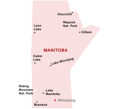 Map Of Manitoba Canada With Cities - Bank2home.com