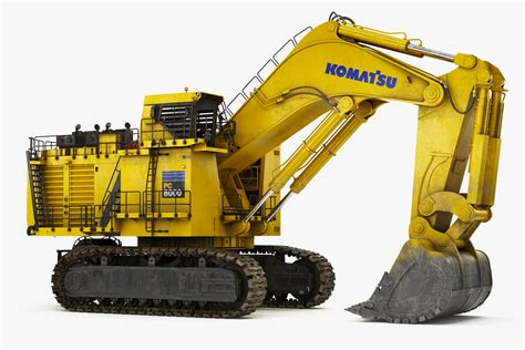 Mining excavator komatsu pc8000-6 model - TurboSquid 1425301