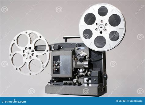 Retro 16mm Film Projector Stock Images - Image: 557824