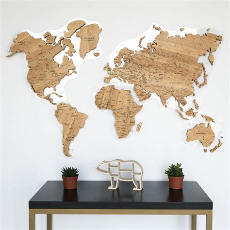 Wooden World Map Wall Art - Weepil Blog and Resources