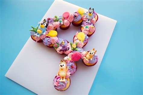 Number 4 Cupcake Cake For Boys