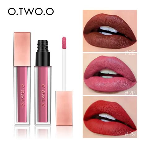 O.TWO.O Waterproof Matte Lip Gloss Moisturizer Smooth Lip Stick Long ...