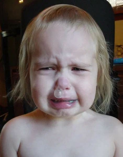 Crying toddler snot bubble Blank Template - Imgflip