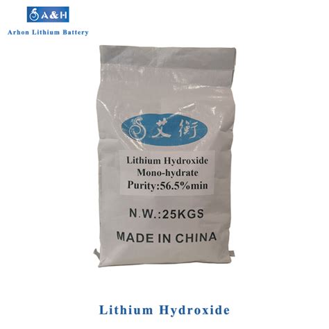 Lithium Hydroxide Monohydrate cas (battery grade) - Arhon