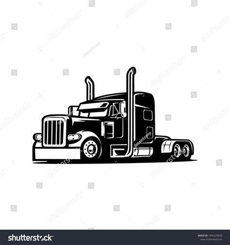 8,160 Semi Truck Silhouette Images, Stock Photos, 3D objects, & Vectors | Shutterstock