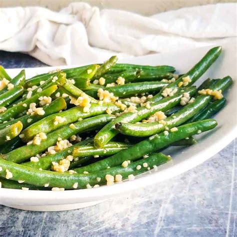 Sauteed Garlic Green Beans | Peel with Zeal